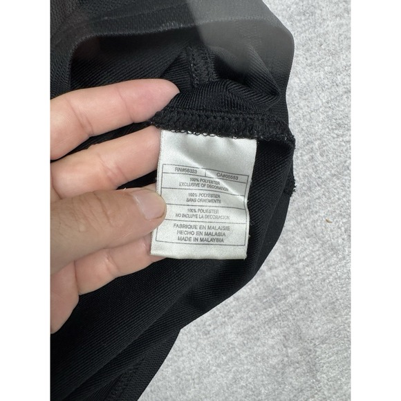 Vtg Nike Shirt Men Large Blue Essentials Embroidered Light Weight Vented Gym - Picture 7 of 13